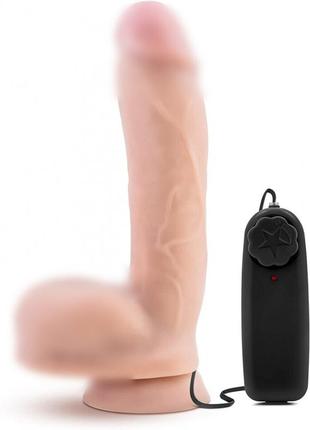 Вибратор x5 plus king dong 8inch vibrating cock, 22х4,5 см.