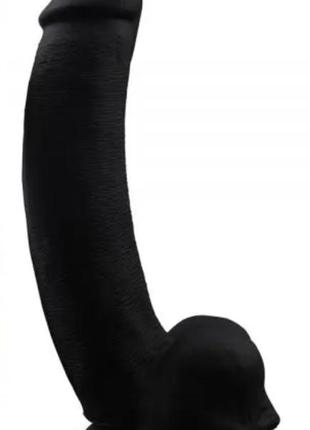 Фаллоимитатор naked legend boss, black, 21х4 см. 2