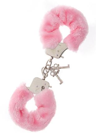 Наручники metal handcuff with plush pink