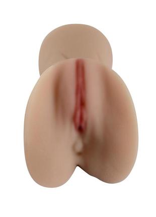 Реалистичная вагина и анус eunice, 16х10 см.