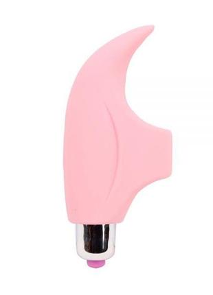 Вібромасажер на палець kinky-light pink, 10х2,6 см.