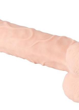 Фаллоимитатор nature skin large dildo, 29,5х5,2 см. 4