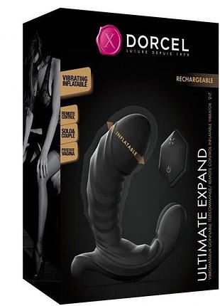Универсальный вибратор с надувающимся стволом dorcel ultimate expand, 12х3,8 см. 8