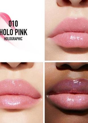 Глянцевый блеск-плампер dior addict lip maximizer 010 holographic pink 6 мл2 фото