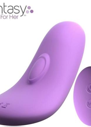 Вібратор у трусики з дистанційним пультом керування fantasy for her remote silicone please-her від pipedream