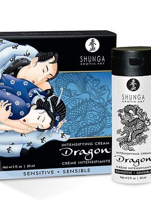 Стимулирующий крем для пар shunga shunga dragon cream sensitive, 60 мл.