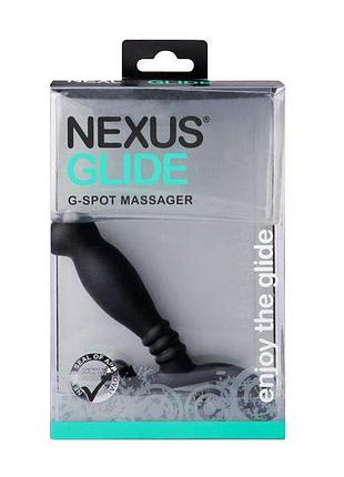 Массажер простаты nexus glide black, 13х3 см. 2