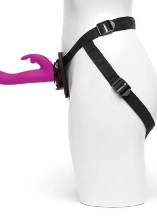 Страпон вибрацией и трусиками happy rabbit rechargeable vibrating strap-on harness fifty shades, 17,8х3,2 см. 2