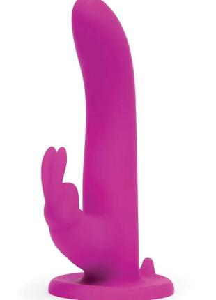 Страпон вибрацией и трусиками happy rabbit rechargeable vibrating strap-on harness fifty shades, 17,8х3,2 см. 3