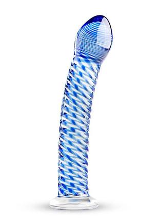 Стеклянный фаллоимитатор gildo glass dildo no. 5, 18х3,5 см.