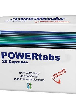Збудливий препарат для чоловіків power tabs, 1 шт.