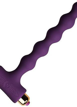 Анальний вібратор rocks off petite sensations — pearls, 17х2,2 см.