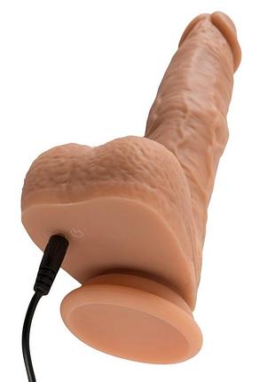Вибратор с поступательными движениями natural thrusting vibe, 21х4 см. 5