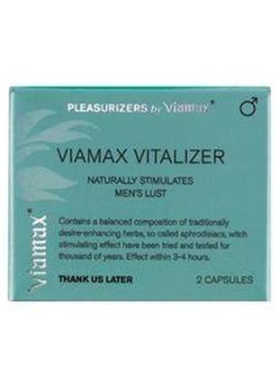 Швидкодійні капсули для потенції viamax vitalizer, 2 шт.