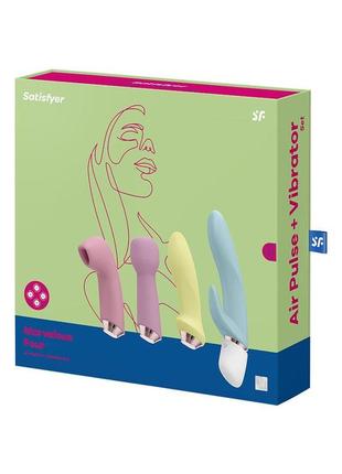 Вибратор с насадками satisfyer marvelous four 6