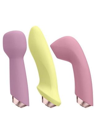 Вибратор с насадками satisfyer marvelous four 2