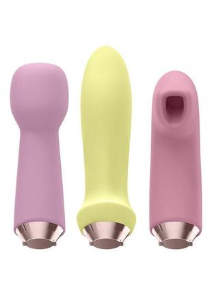 Вибратор с насадками satisfyer marvelous four 3
