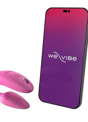 Смарт вибратор для пар с пультом ду we-vibe sync 2 rose 2