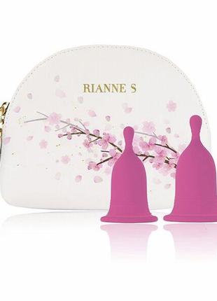 Менструальні чаші rianne s femcare - cherry cup, 2 розміри: s та m