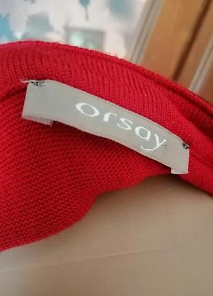 Платье красное orsay s-m3 фото