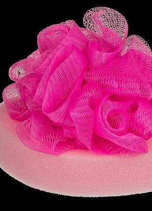 Губка для ванної кімнати bath sponge heart, 12 см.