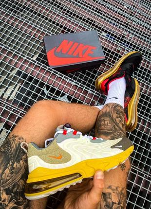 Кросівки nike travis scott x air max 270 react eng 'cactus trails'  кроссовки3 фото