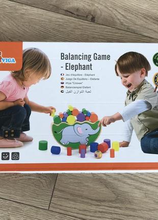 Гра viga toys балансуючий слон