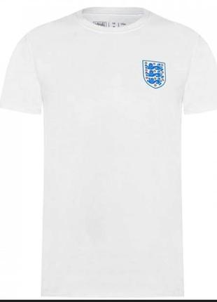 Футболка fa england crest white, s. белая футболка