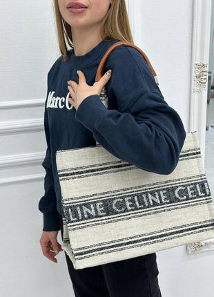 Женская текстильная сумка селин celine