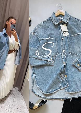 Джинсова куртка zara