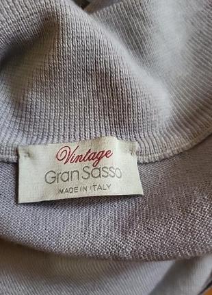 Унисекс шерстяной кардиган кофта свитер vintage gran sasso3 фото