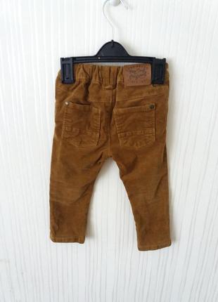 Вельветовые штаны на 12-18 месяцев 80-86 см4 фото