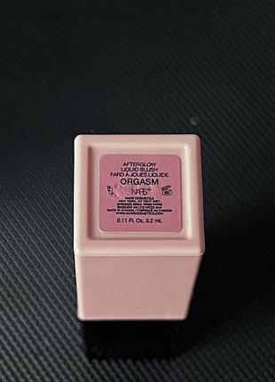 Жидкие румяна для сияния кожи nars afterglow liquid blush orgasm