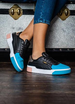 Кросівки puma cali remix black blue кроссовки1 фото