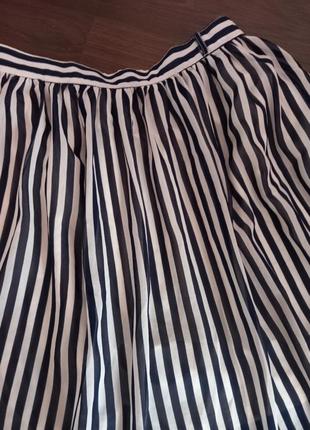Полосатая юбка на подкладе р42(14)2 фото