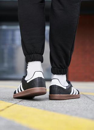 Чоловічі кросівки adidas samba og black9 фото