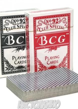 Покерные карты club special: bcg, 6шт
