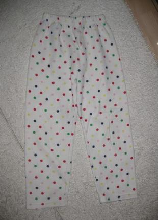 Домашние (пижамные) флисовые штаны