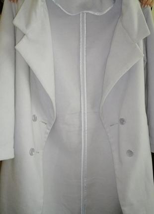 Трендове пальто колір лаванда5 фото
