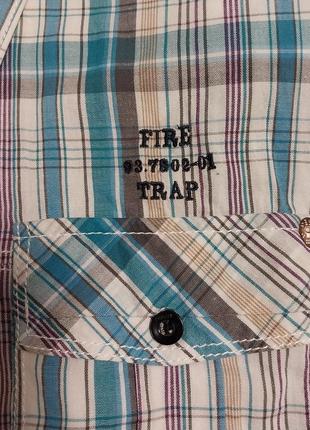 Качественная стильная брендовая рубашка firetrap2 фото