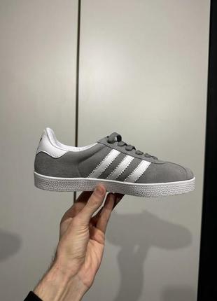 Adidas gazelle grey4 фото