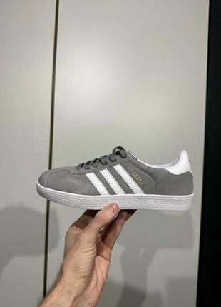 Adidas gazelle grey6 фото