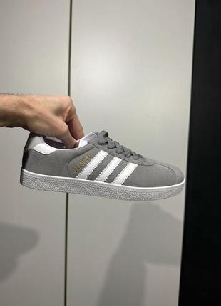 Adidas gazelle grey2 фото