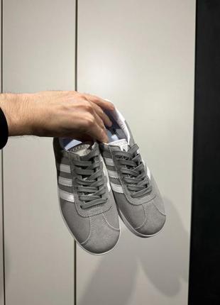 Adidas gazelle grey5 фото