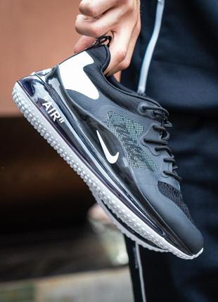 Кросівки nike air max 720 black white кроссовки