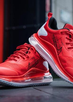 Кросівки nike air max 720 red кроссовки3 фото