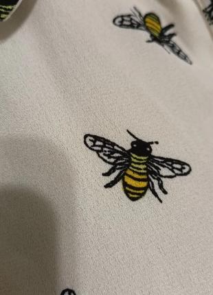 Блуза сорочка з бджолами3 фото