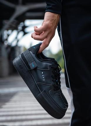 Кроссовки nike air force 1 type black кросівки5 фото