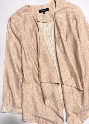 Новый пиджак из льна new look, размер 8/36 100% лен3 фото