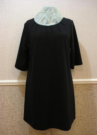 Теплое трикотажное платье туника большого размера 16(xxl)1 фото